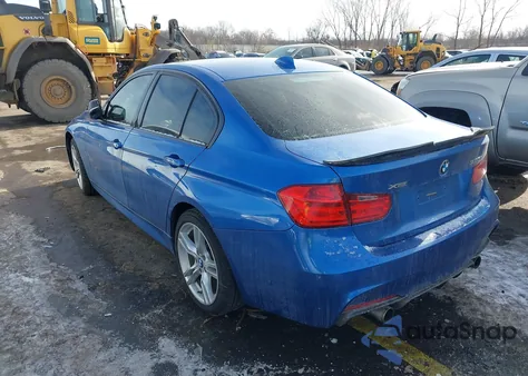 2015 BMW 335I xDrive z USA, uszkodzony, nr VIN WBA3B9G55FNR93839